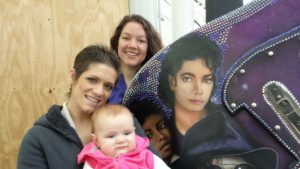 Smiling with Michael!